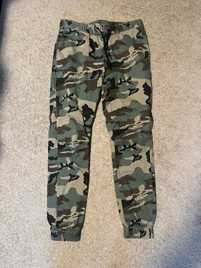Empyre Camo Jogger Pants - Green Multi